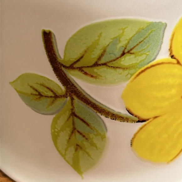 Vintage 1973 Royal Doulton Lambeth Stoneware Summer Days Pattern Set Of 8 Mugs - Picture 11 of 14